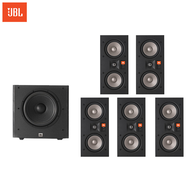 JBL Studio2 255iw +天龙X540 5.1 音响 音箱 家庭影院 吸顶音响 客厅音响 方形